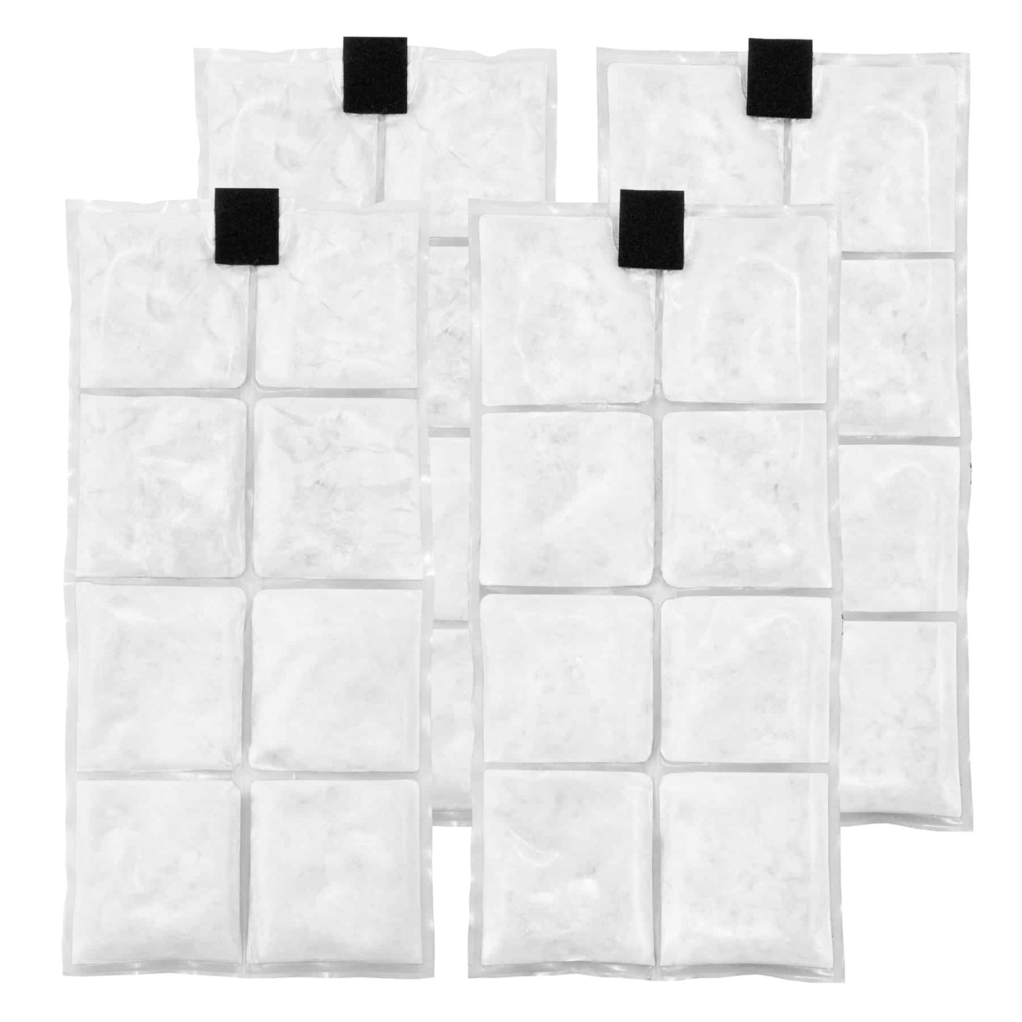 Chill-Its 6250 Clear Lightweight Phase Change Cooling Packs - Set of 4
