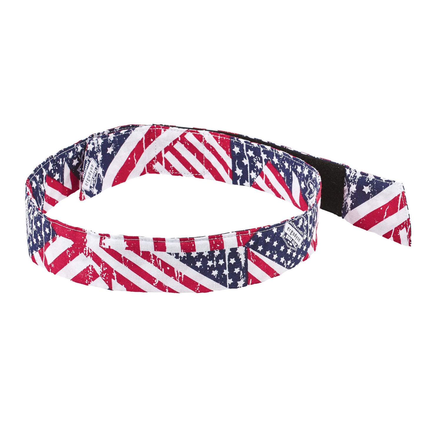 Chill-Its 6705 Stars & Stripes Evaporative Cooling Bandana - H & L