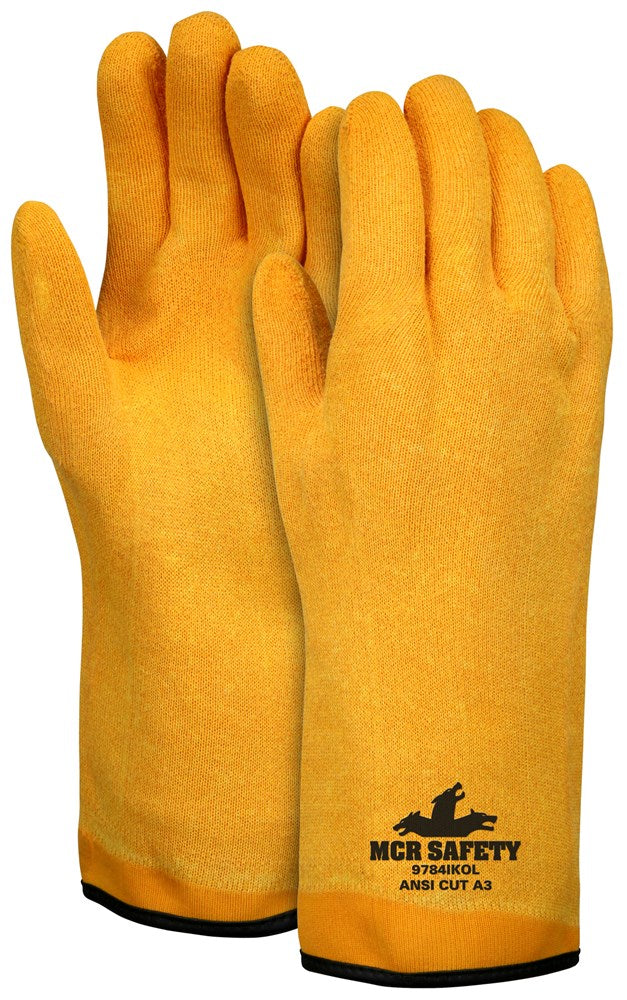 MCR Safety 9784IKOL Thin Nitrile Coated Cut Resistant Work Gloves DuPont™ Kevlar® Shell 14 Inch Gauntlet Cuff Soft Interlock Liner (1 DZ)