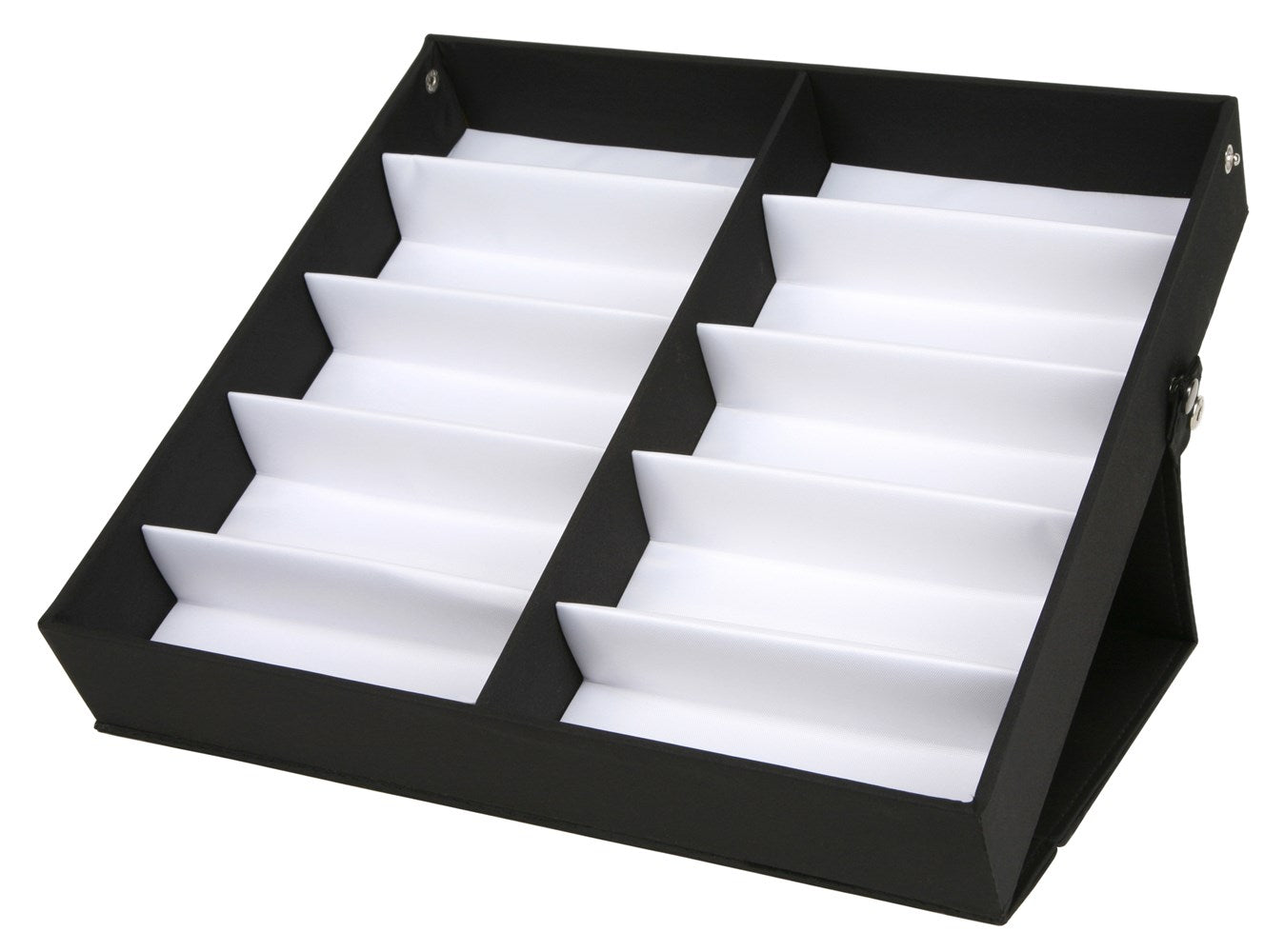 MCR Safety ESC10 Black Eyewear Display Case Holds 10 Pair Average Size Safety Glasses Perfect for Show Displays and Sales Travel (1 EA)