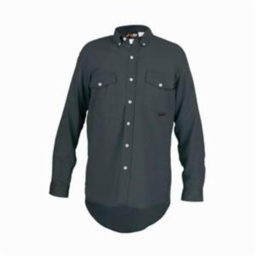 MCR Safety S1GX2T MCR Safety FR Gear Flame Resistant (FR) Work Shirt 100% Cotton, Gray (1 EA)