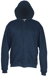 MCR Safety SS1NXL MCR Safety FR Gear Flame Resistant (FR) Hooded Sweatshirt 95% Cotton 5% Spandex Interlock Fleece Shell, Navy 11.5 oz/yd2 Fabric (1 EA)