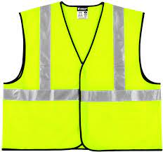 MCR Safety VCL2SLM Luminator® Series Hi-Vis Reflective Lime Safety Vest Meets ANSI/ISEA 107 2020 Standard Type R Class 2 Compliant Solid Fabric with 2 Inch Silver Stripes Hook and Loop Front Closure (1 EA)