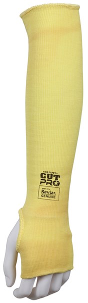 MCR Safety VP9378TE MCR Safety Cut Pro® Competitive Value (CV) Cut-Resistant Sleeves 18-Inches x 2¼-Inches Thumb Slot Vending Packaged Made with 2-ply DuPont™ Kevlar® (1 EA)