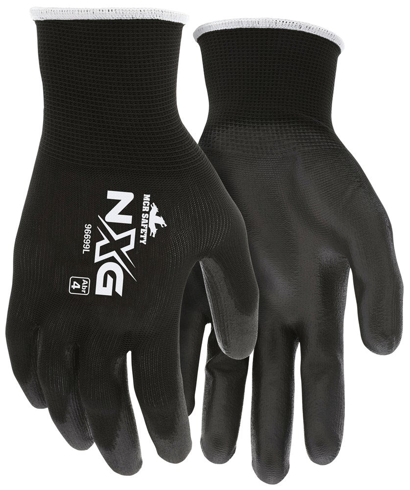MCR Safety VP9699L Vending Packaged Memphis UltraTech® HPT 15 Gauge Gray Nylon Shell Black HPT Palm (1 Pair)