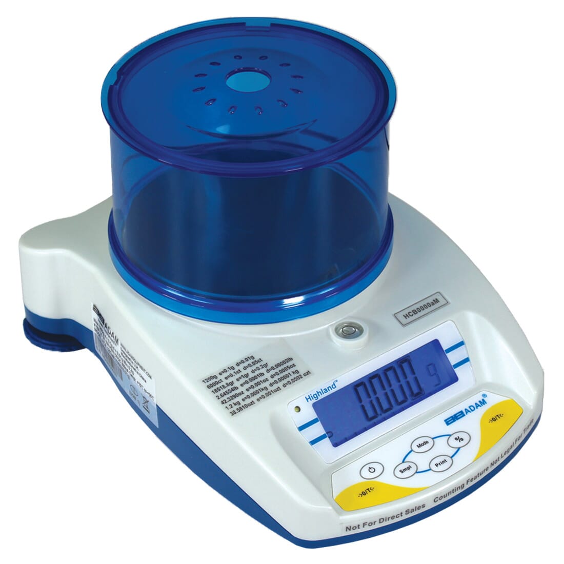 Adam Equipment HCB 602aM Highland® Approved Portable Precision Balances