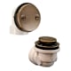Jones Stephens B0717AB Antique Brass Two-Hole Toe Touch Bath Waste Kit, Standard Half Kit, PVC