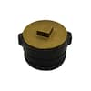 Jones Stephens C40102 2" No Hub Cleanout With 1-1/2" New Orleans Code Plug - 2-1/4" Height