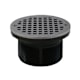 Jones Stephens D56216 3-1/2" IPS PVC Spud with 5" Chrome Plated Strainer