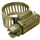 Jones Stephens G11040 1-1/8" - 3" Gear Clamp with 1/2" Band, All Stainless, Box of 10