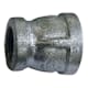 Jones Stephens G1650058 1/2" x 3/8" Galvanized Iron Reducing Coupling, Banded