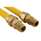 Jones Stephens G71122 5/8" OD (1/2" ID) X 24" Gas Connector, Yellow Coated Corrugated Stainless Steel, 1/2" MIP X 1/2" MIP