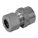 Jones Stephens N66610LF 3/8" x 5/8" Chrome Plated Compression x Sweat Adapter