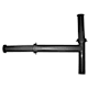 Jones Stephens P39035 1-1/2" Black Plastic Direct Connection Disposer Kit with 1-1/2" x 16" Adjustable Arm
