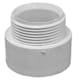 Jones Stephens PMA420 2" PVC Male Adapter, MPT x Hub