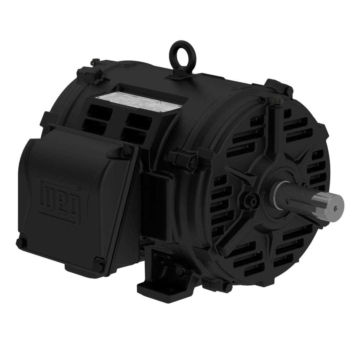 Weg Motors 14599227 W40 NEMA Premium Efficiency 20 HP 4P 254/6T 3Ph 208-230/460//380 V 60//50 Hz IC01 - ODP - Foot-mounted-Â 02018OT3ECD256T-W40