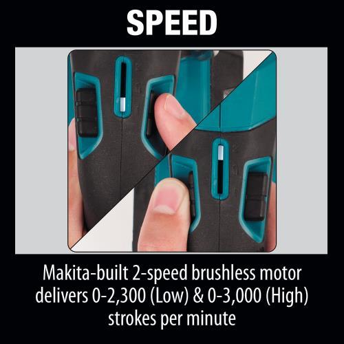Makita XRJ05Z 18V LXT® Lithium‘Ion Brushless Cordless Recipro Saw, Tool Only