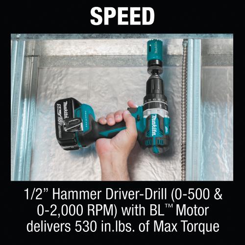 Makita XT269T 18V LXT® Lithium‘Ion Brushless Cordless 2‘Pc. Combo Kit (5.0Ah)