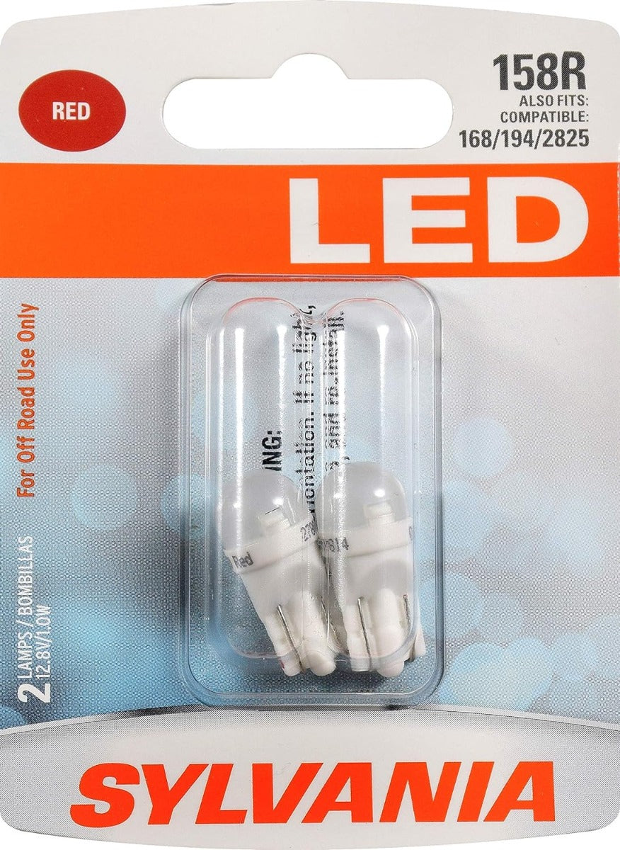 Sylvania Automotive 31112 Sylvania - 158R Sylvania Led (2 Pack)