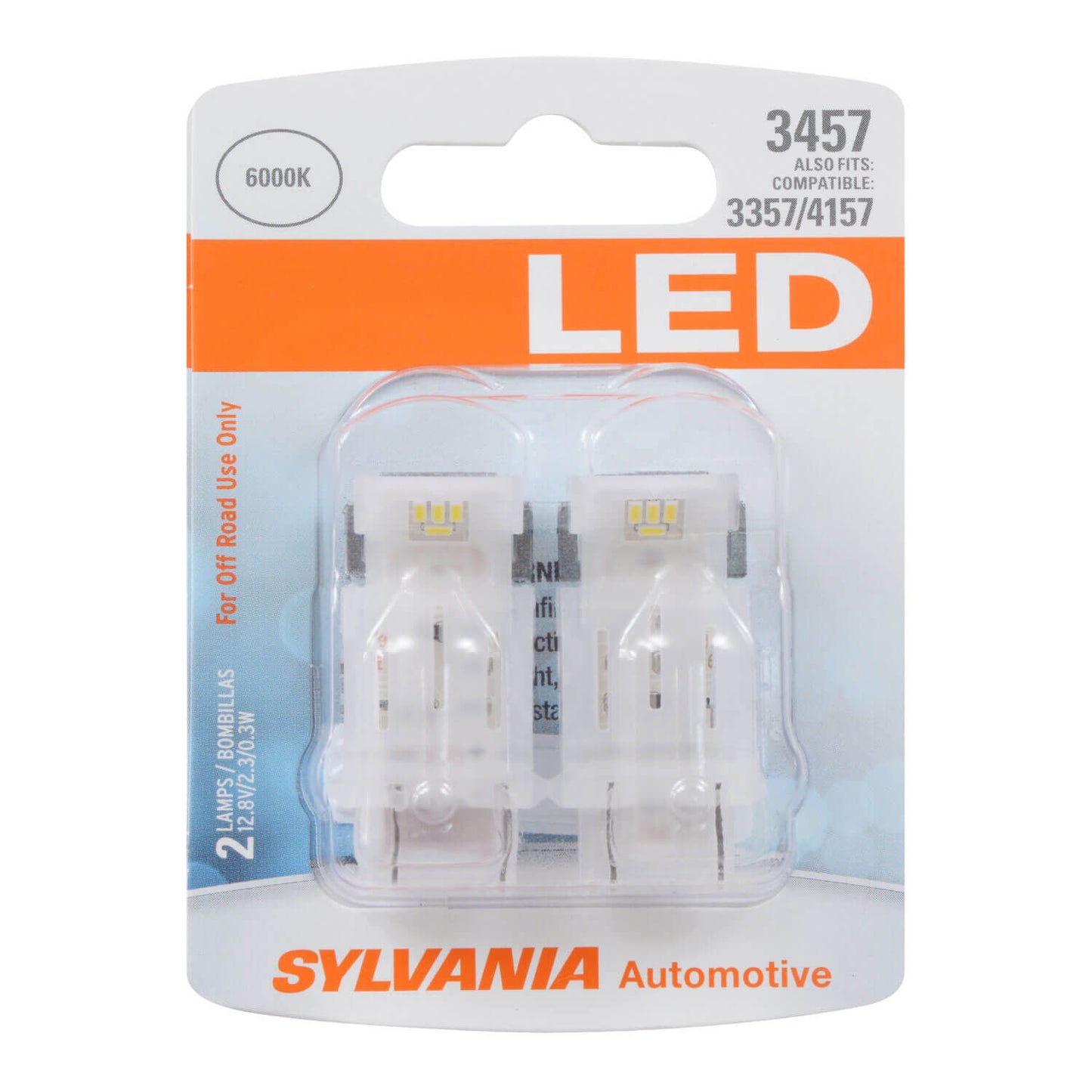 Sylvania Automotive 31210 Sylvania 3457 Sylvania Led Bulb, 2 Pack