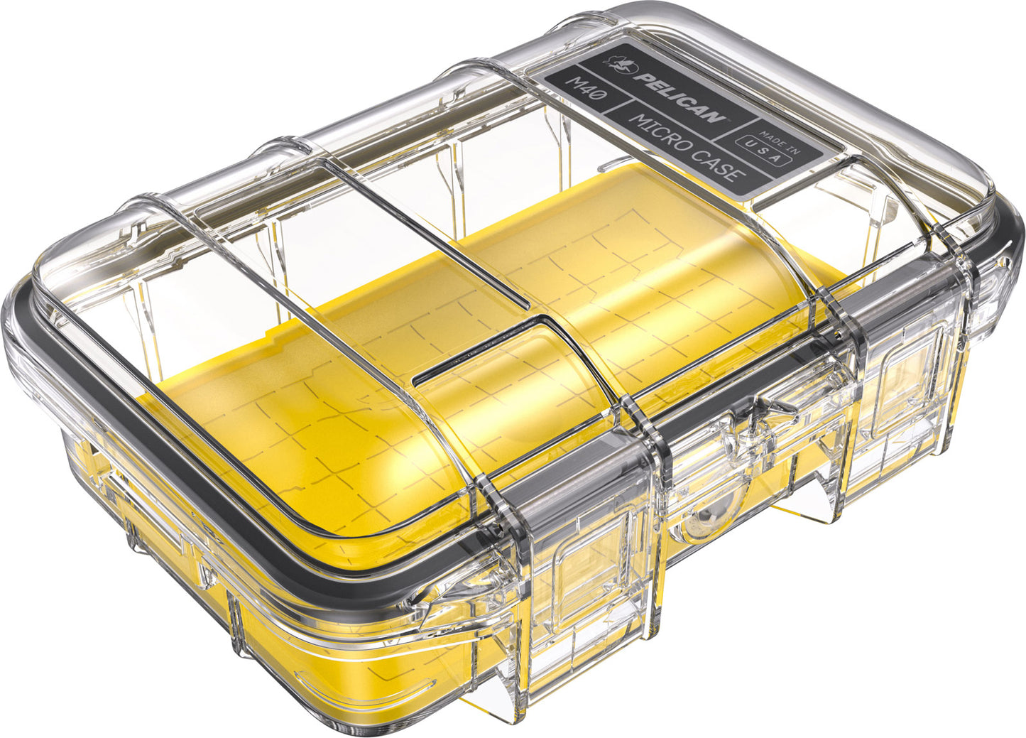 Pelican M40 Micro Case - Yellow / Clear