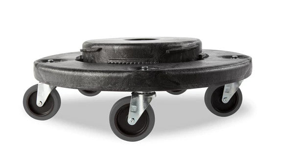 Rubbermaid FG264043BLA BRUTE® QUIET DOLLY BLACK