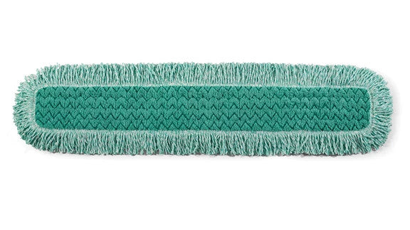 Rubbermaid FGQ43800GR00 HYGEN„ 36" MICROFIBER DUST PAD, FRINGE, GREEN