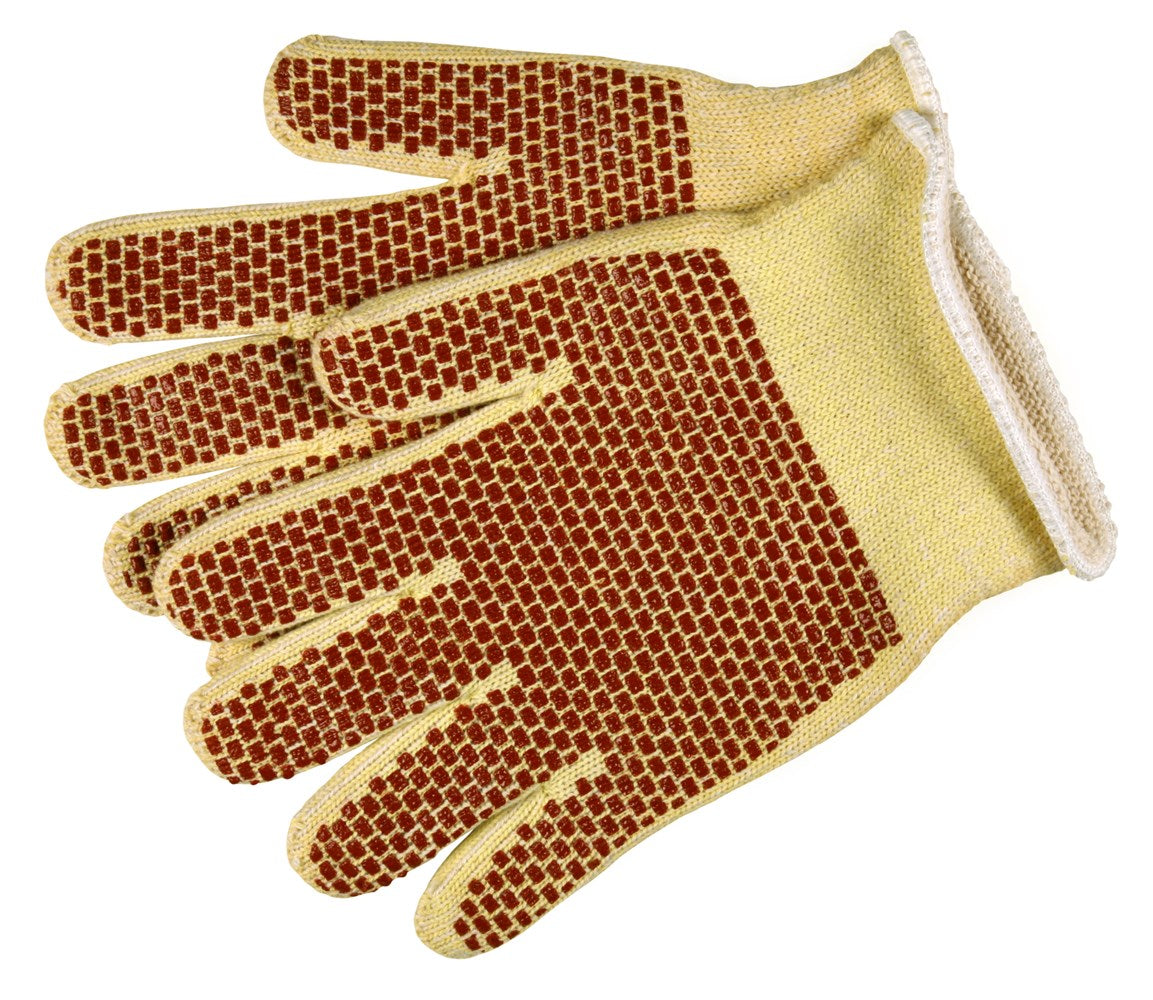 MCR Safety 9470K MCR Safety Cut Pro® Heavyweight Kevlar® Cotton Cut-Resistant Work Gloves 2-Sided Nitrile Blocks (1 DZ)