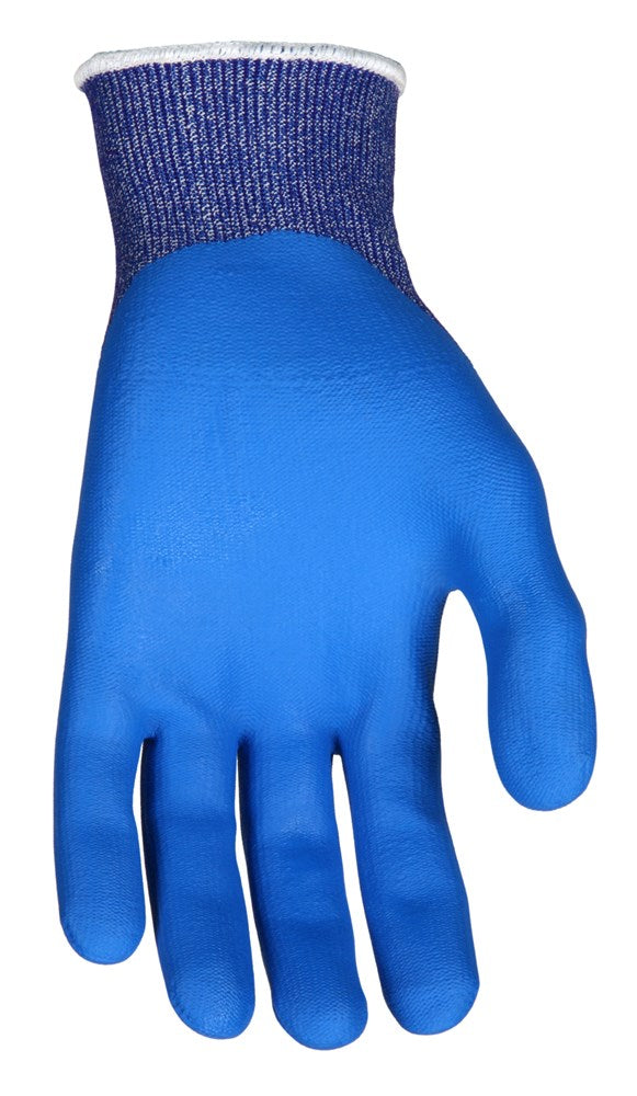 MCR Safety 9672DTM MCR Safety Cut Pro® 13-Gauge Dyneema® Diamond Technology Shell Cut Resistant Work Gloves Bi-Polymer Coated Palm and Fingertips (1 Pair)