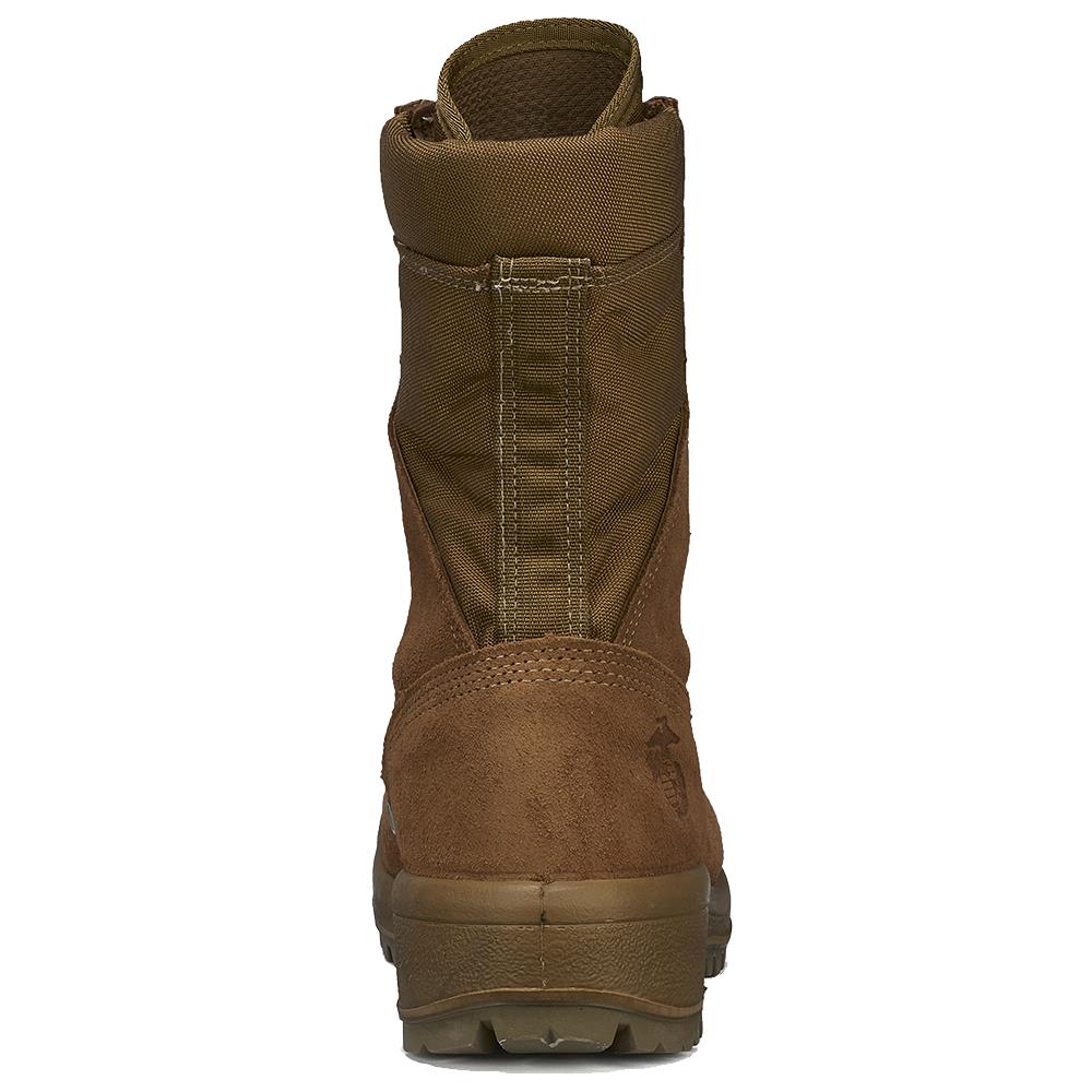 Belleville Men's, 8", 500, USMC Waterproof Combat Boot, EGA, Coyote, 8, Regular, 500 080R