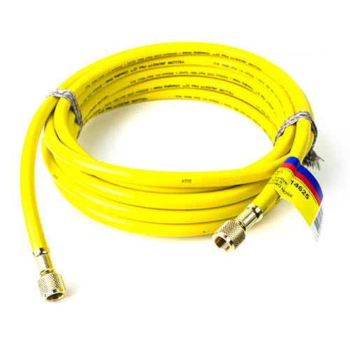 Yellow Jacket 14625 25", Yellow, 3/8" straight flare x 3/8" straight flare, PLUS II BÂ