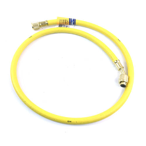 Yellow Jacket 18148 48", Yellow, 3/8" straight x 3/8" 45°, PLUS II BÂ