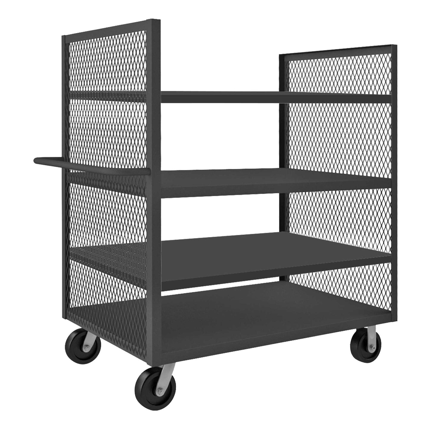 Durham 2SPT-EX3660-4-2K-95 2 SIDED MESH TRUCK, 4 SHELVES
