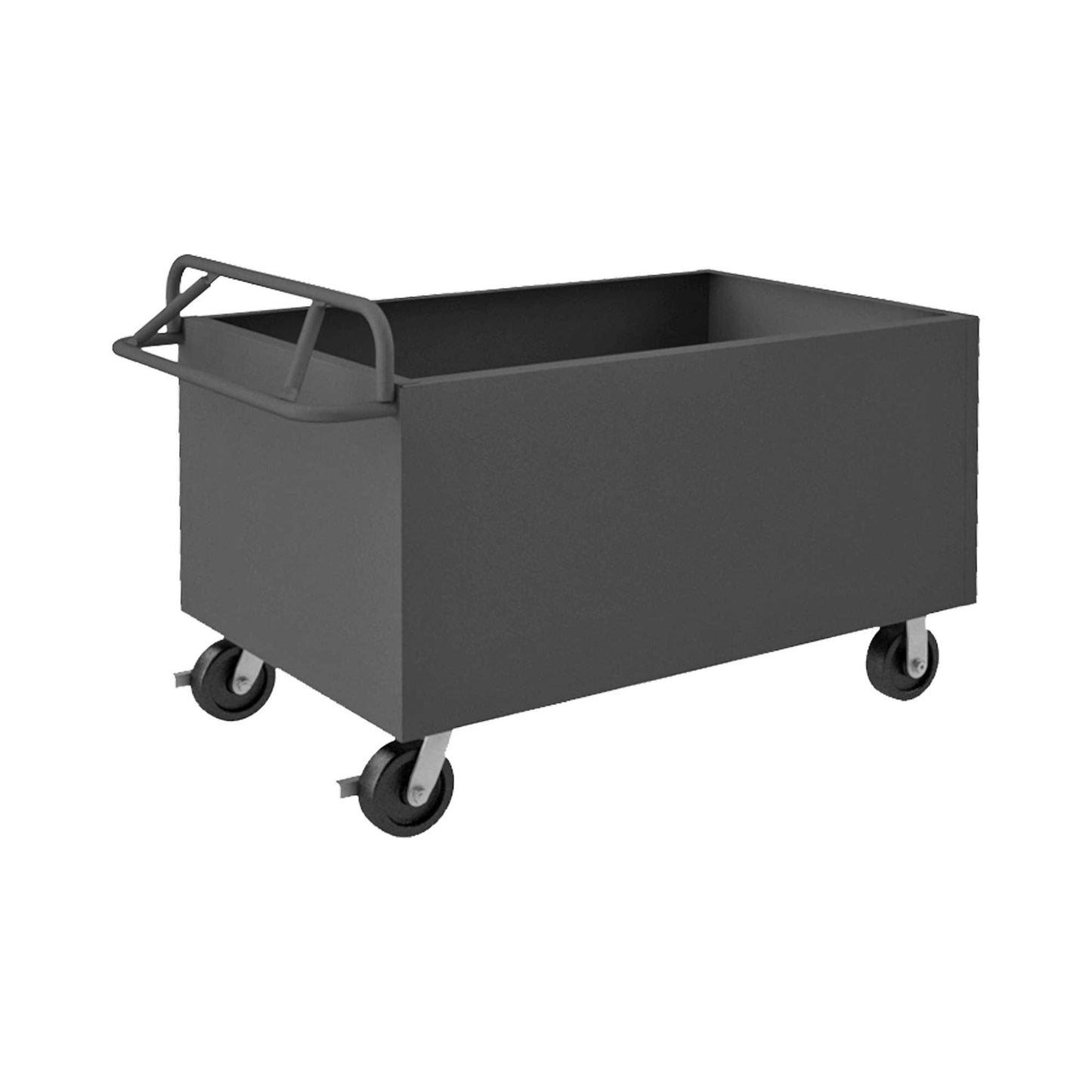 Durham 4STE-SM-2448-95 4 SIDED SOLID BOX TRUCK, ERGONOMIC HANDLE, 48 X 24