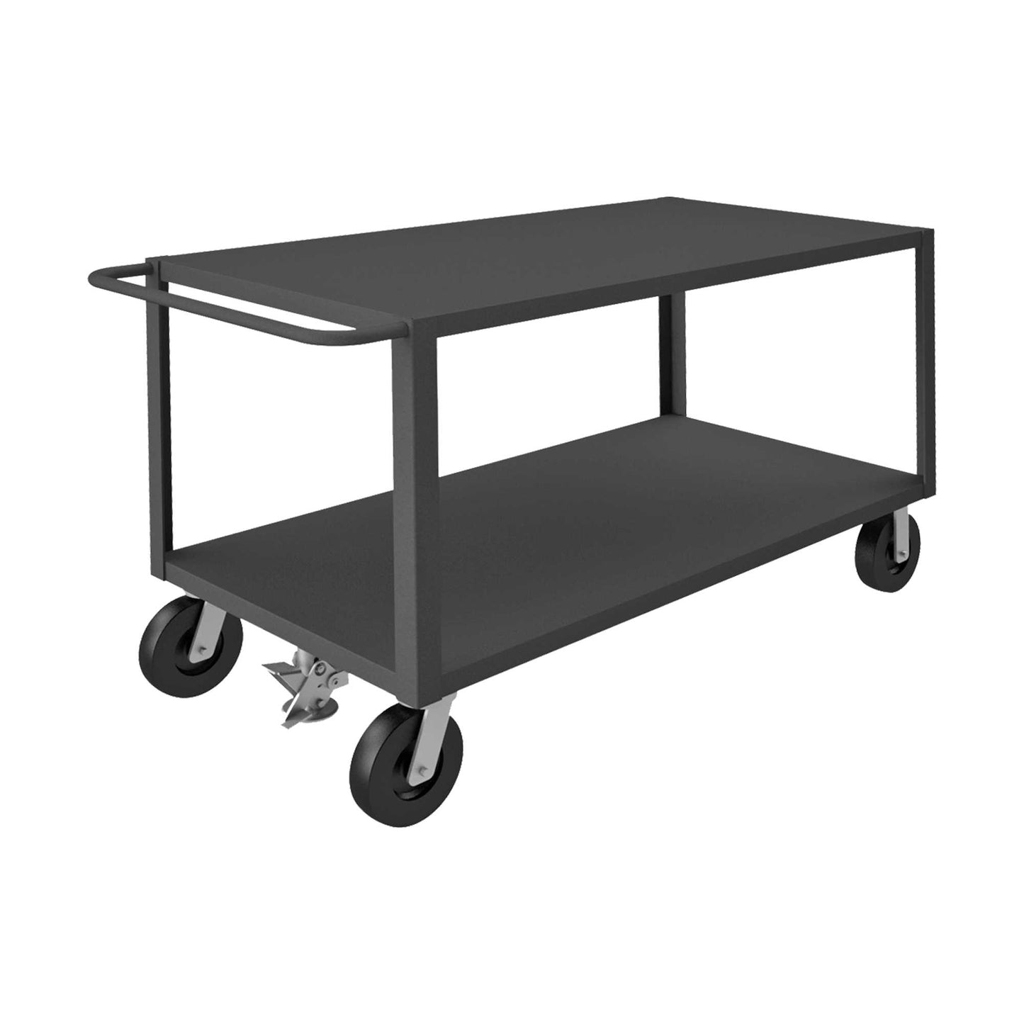 Durham HET-306036-2-5K-FL-95 HEAVY DUTY SERVICE TRUCK, 2 SHELVES, 30 X 60, 5000 LBS CAPACITY, FLOOR LOCK