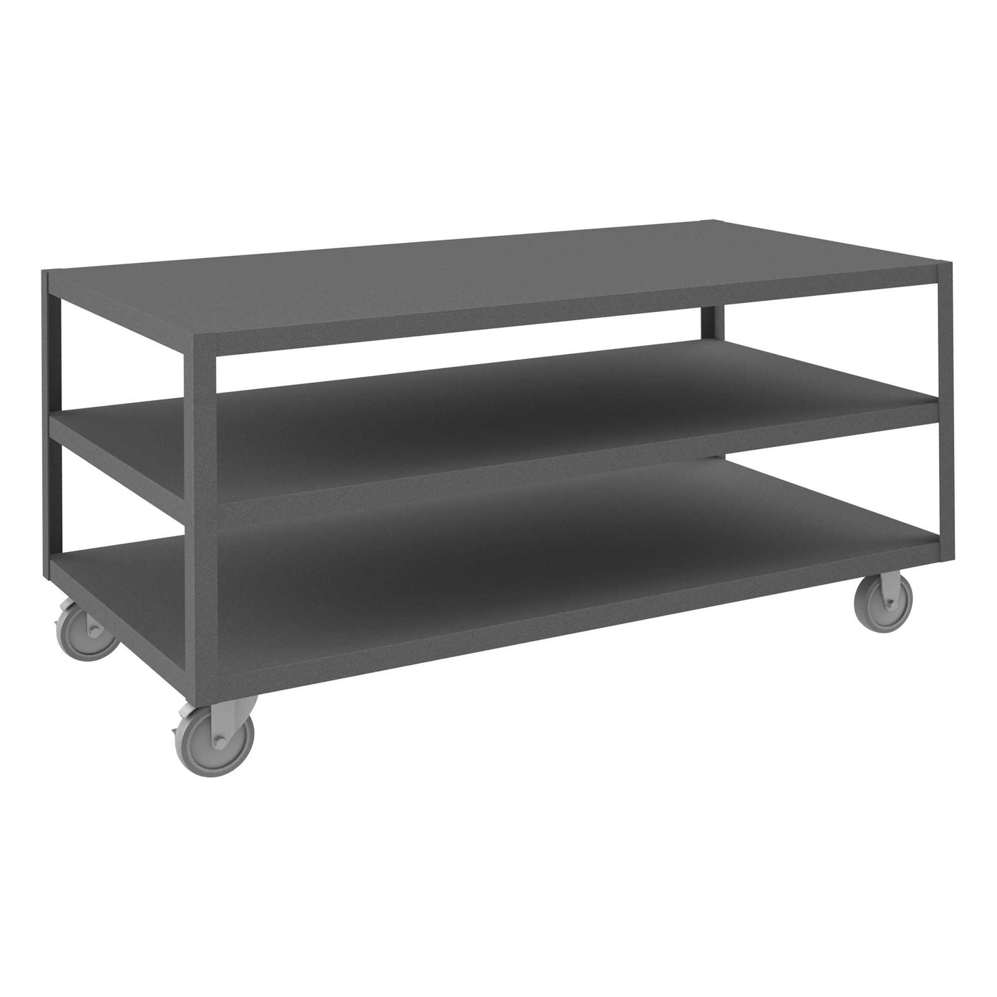 Durham HMT-3060-3-95 HIGH DECK PORTABLE TABLE, 3 SHELVES, 30-1/4 X 60-1/4 X 30-1/16