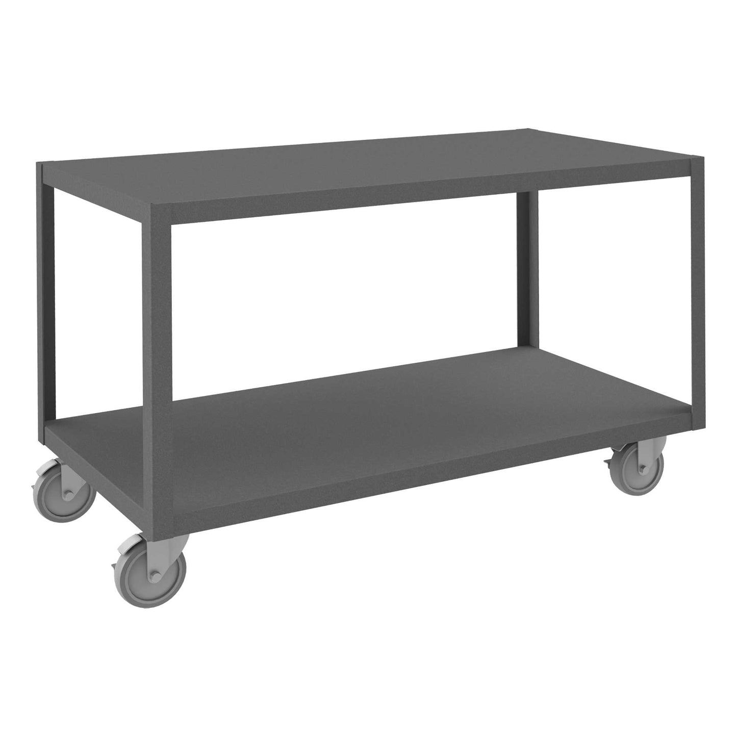 Durham HMT12G24485PU295 HIGH DECK PORTABLE TABLE, 2 SHELVES, 24-1/4 X 48-1/4 X 30-1/8