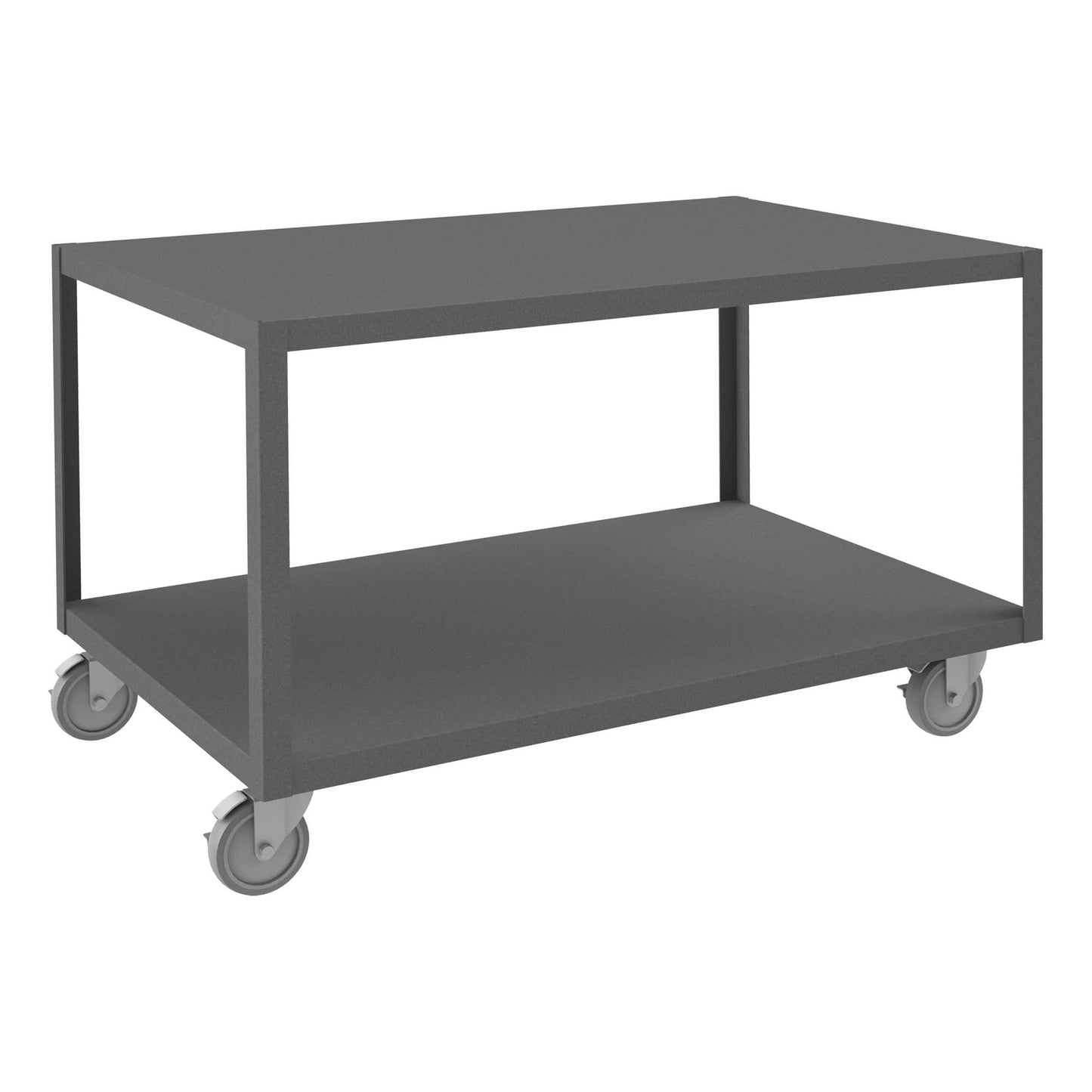 Durham HMT12G30485PU295 HIGH DECK PORTABLE TABLE, 2 SHELVES, 30-1/4 X 48-1/4 X 30-1/8