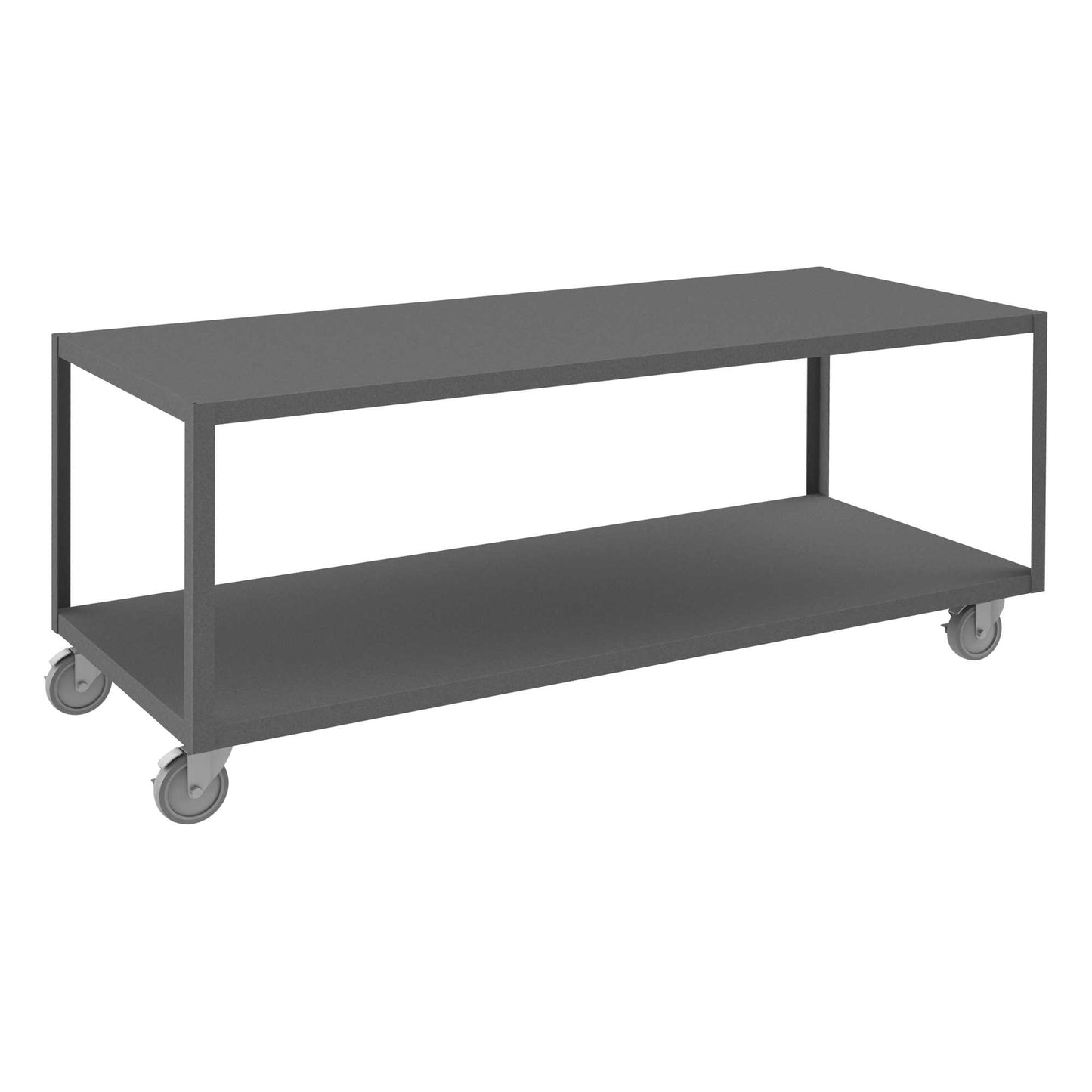 Durham HMT12G30725PU295 HIGH DECK PORTABLE TABLE, 2 SHELVES, 30-1/4 X 72-1/4 X 30-1/8