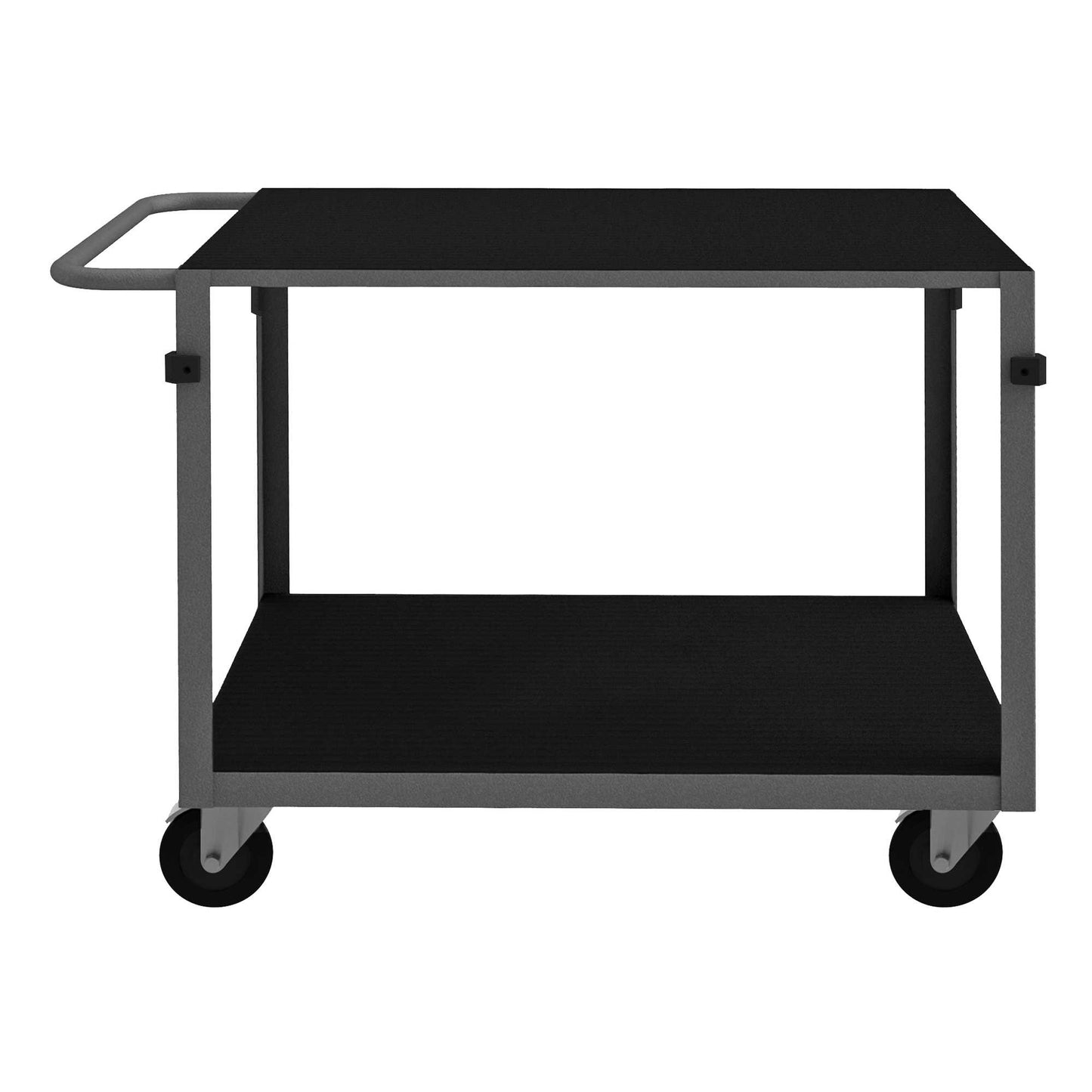 Durham IC2436315PO95 INSTRUMENT CART, 2 SHELVES, 24 X 36, 4 BUMPER CORNERS, WOOD PANEL
