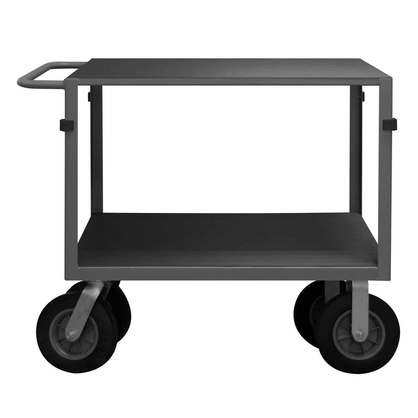 Durham IC24368SPN95 INSTRUMENT CART, 2 SHELVES, 24 X 36, 4 BUMPER CORNERS, WOOD PANEL