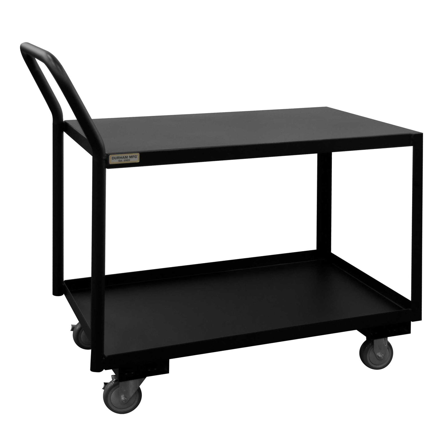 Durham LDO-183640-2-4PU-08T LOW DECK SERVICE TRUCK, 2 SHELVES, 18-1/4 X 40-3/8 X 40-11/16