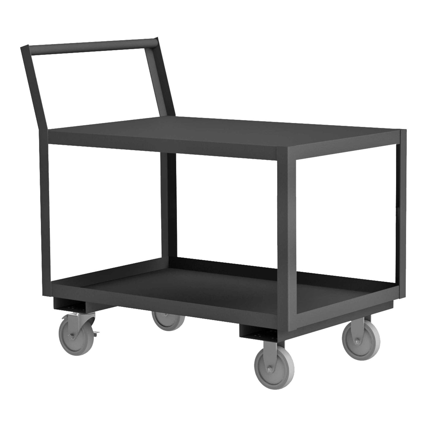 Durham LDO-3048-2-95 LOW DECK SERVICE TRUCK, 2 SHELVES, 30-1/4 X 51 X 37-1/2