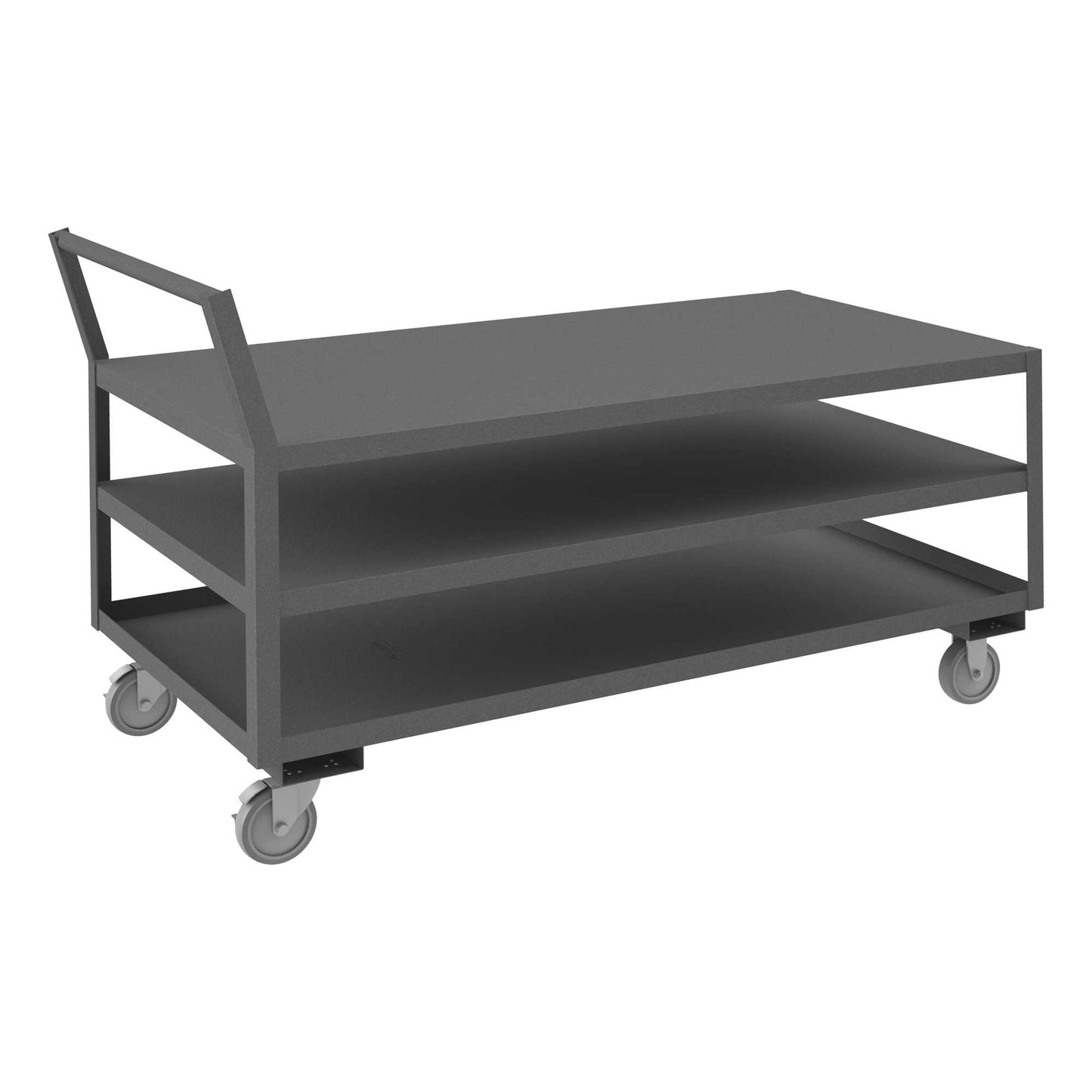 Durham LDO-3060-3-95 LOW DECK SERVICE TRUCK, 3 SHELVES, 30-1/4 X 63 X 37-1/2