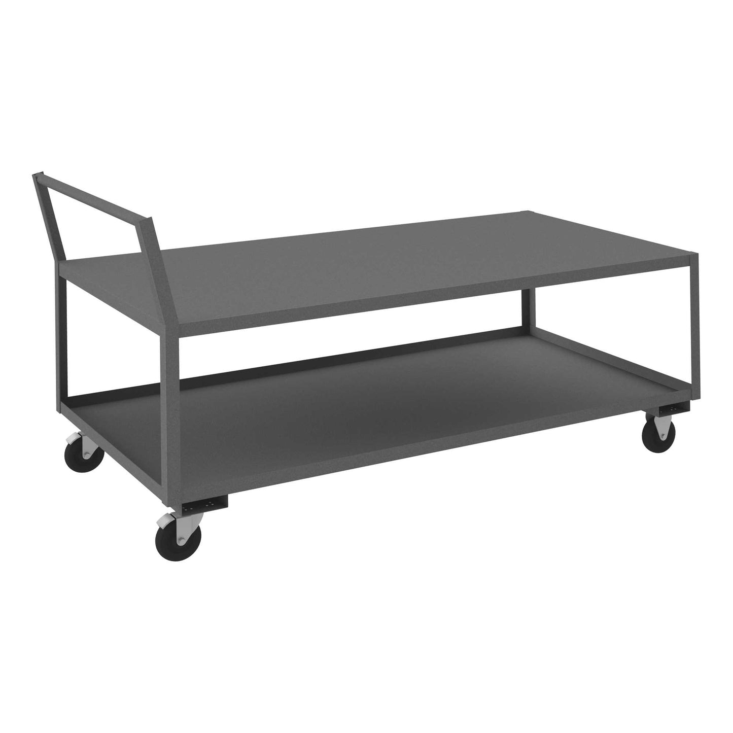 Durham LDO-367239-2-5PO-95 LOW DECK SERVICE TRUCK, 2 SHELVES, 36-1/4 X 75 X 39-5/8