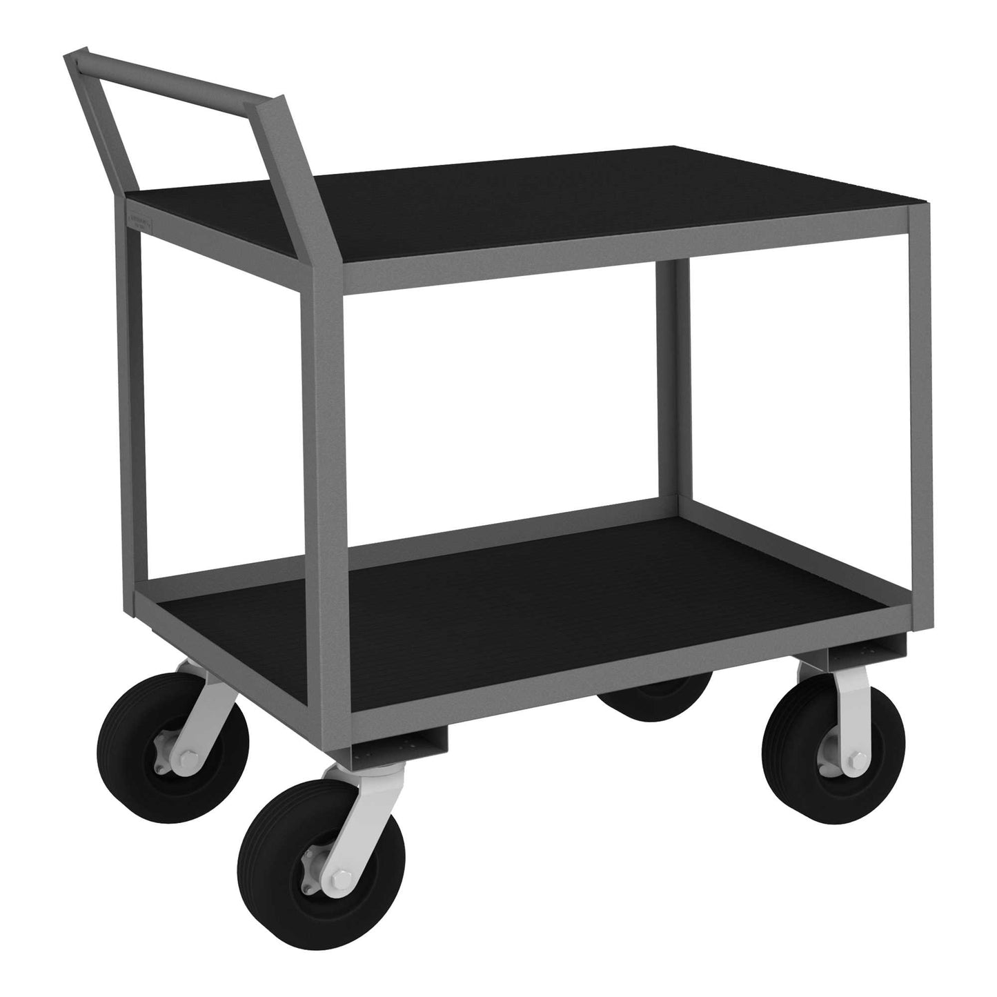 Durham LIC-243644-2-95 LOW PROFILE INSTRUMENT CART, 2 SHELVES, 24 X 36