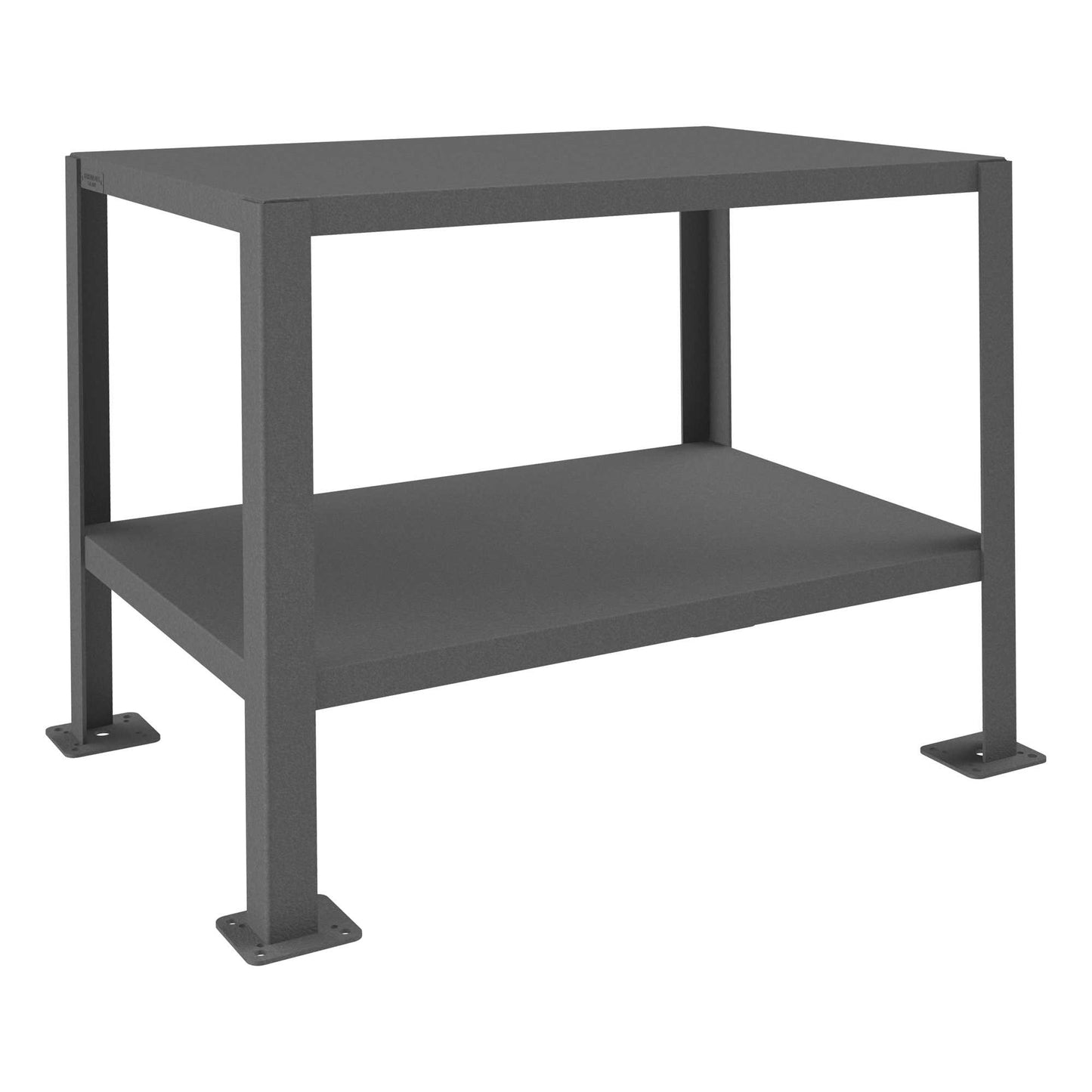 Durham MT12G243630-3K295 MT WORKBENCH, 2 SHELVES, 24 X 36