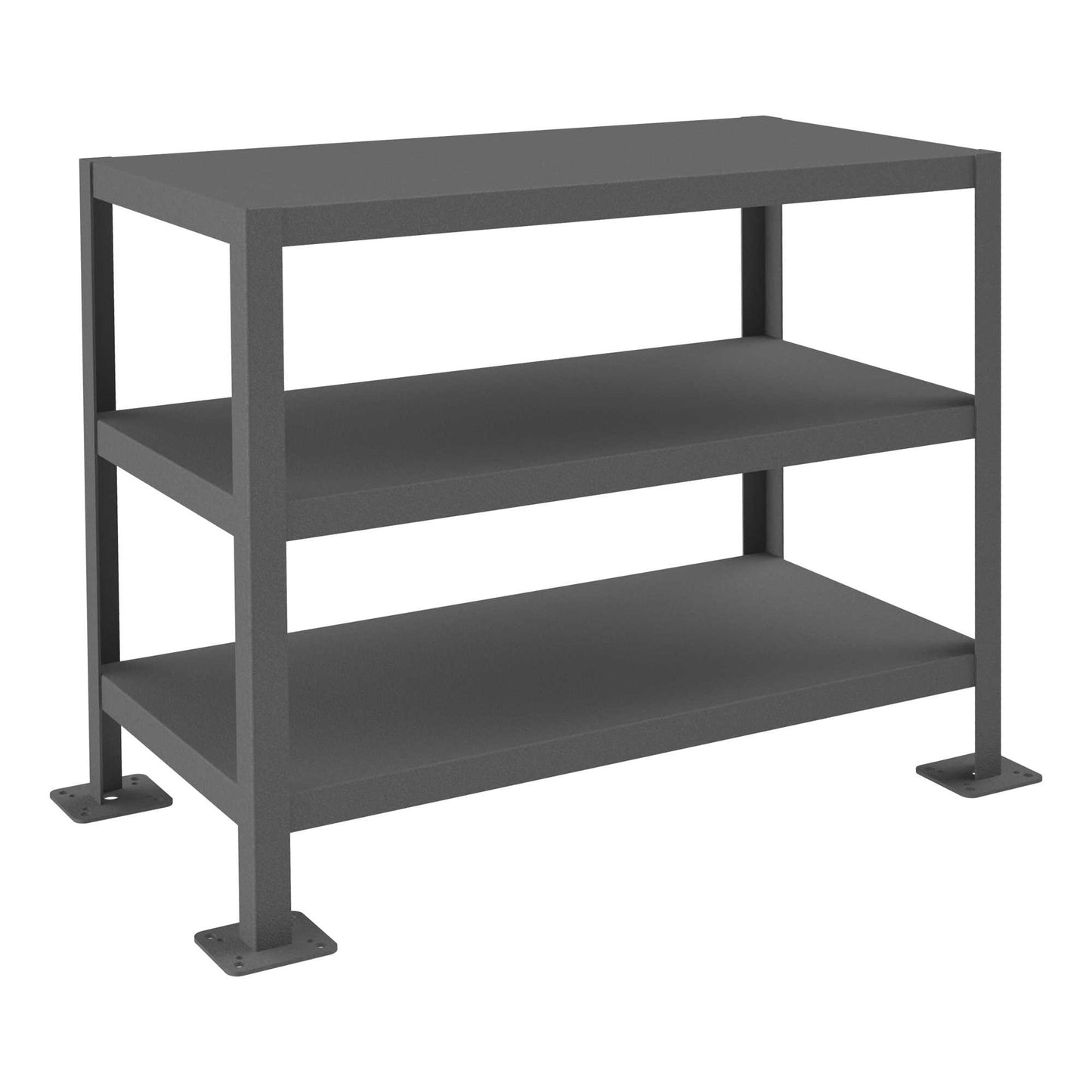 Durham MT183630-2K395 MT WORKBENCH, 3 SHELVES, 18 X 36