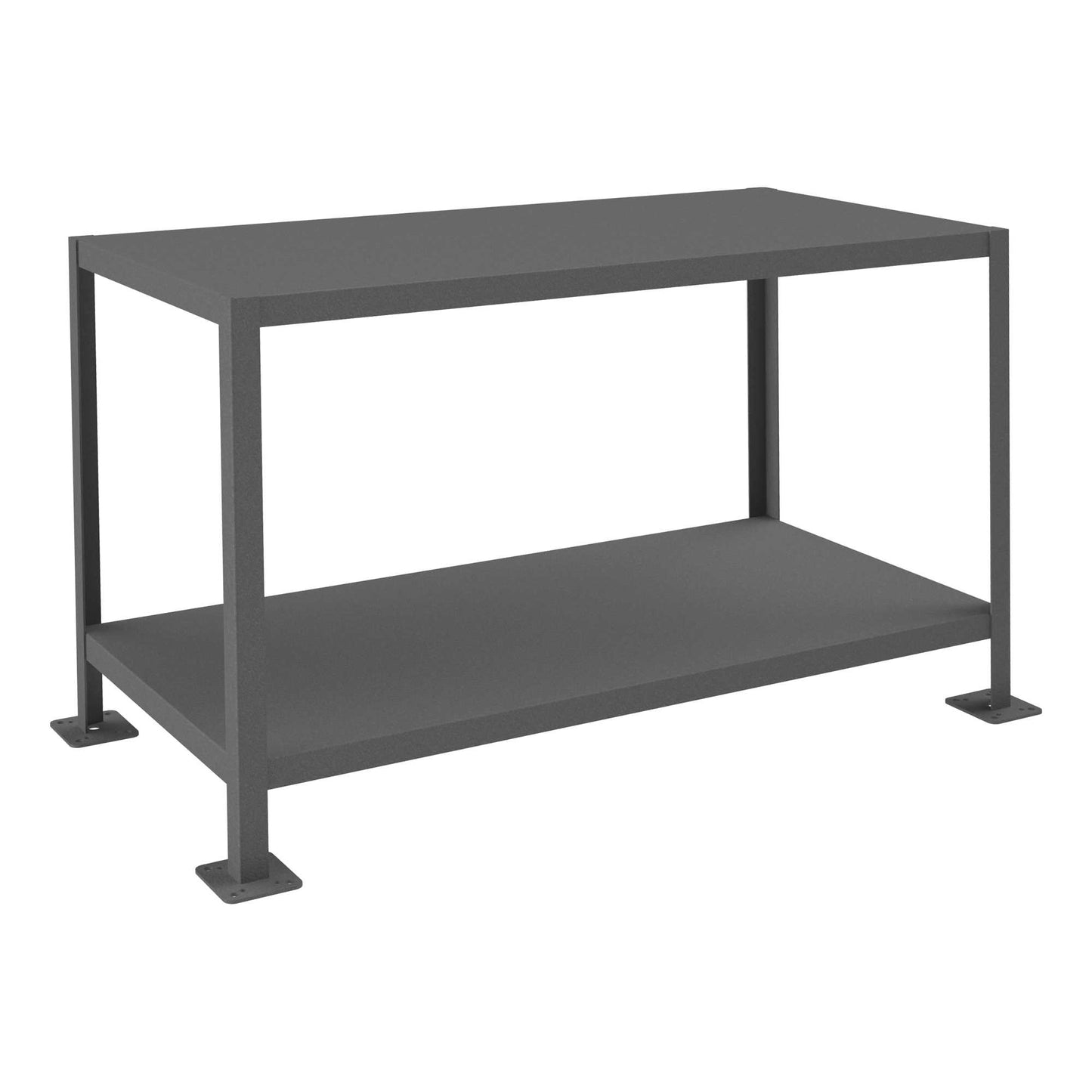 Durham MT244830-2K295 MT WORKBENCH, 2 SHELVES, 24 X 48