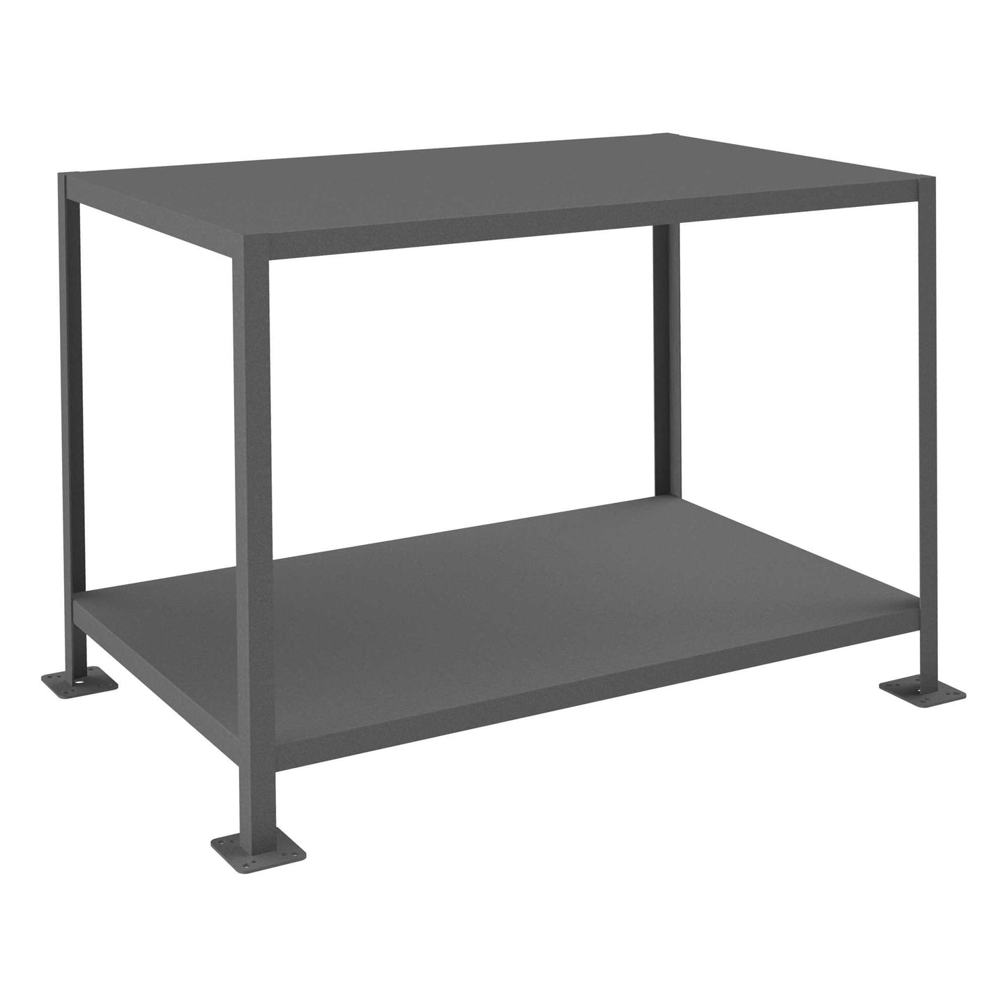 Durham MT364836-3K295 MT WORKBENCH, 2 SHELVES, 36 X 48